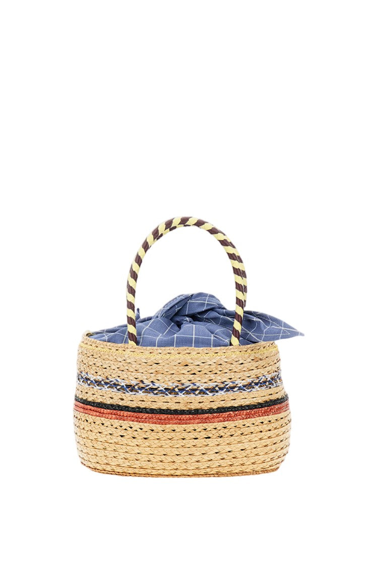 Exquisite J Raffia Bag
