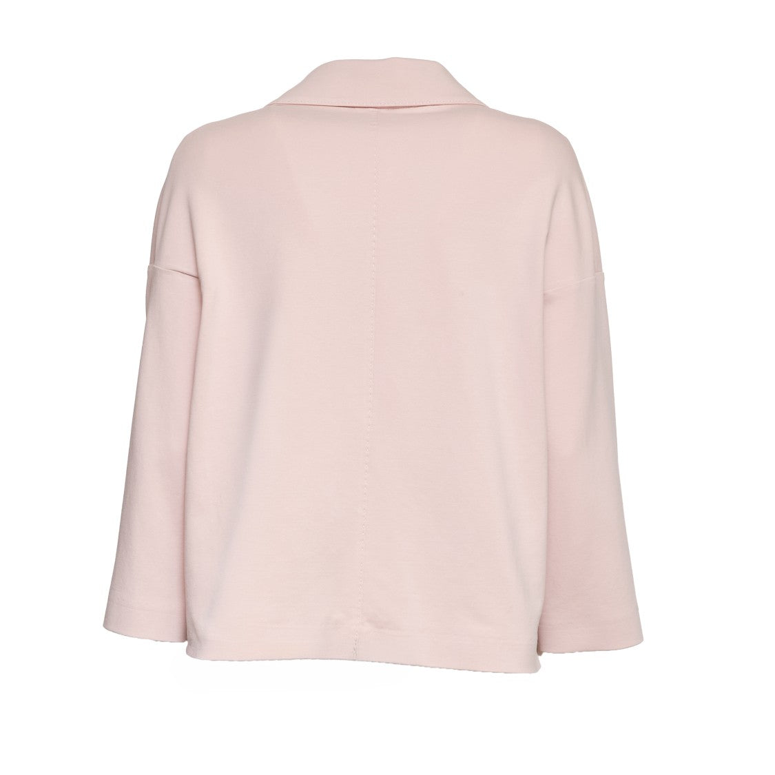 Circolo 1901 Boxy Lapel Fleece Single-Breasted Blazer