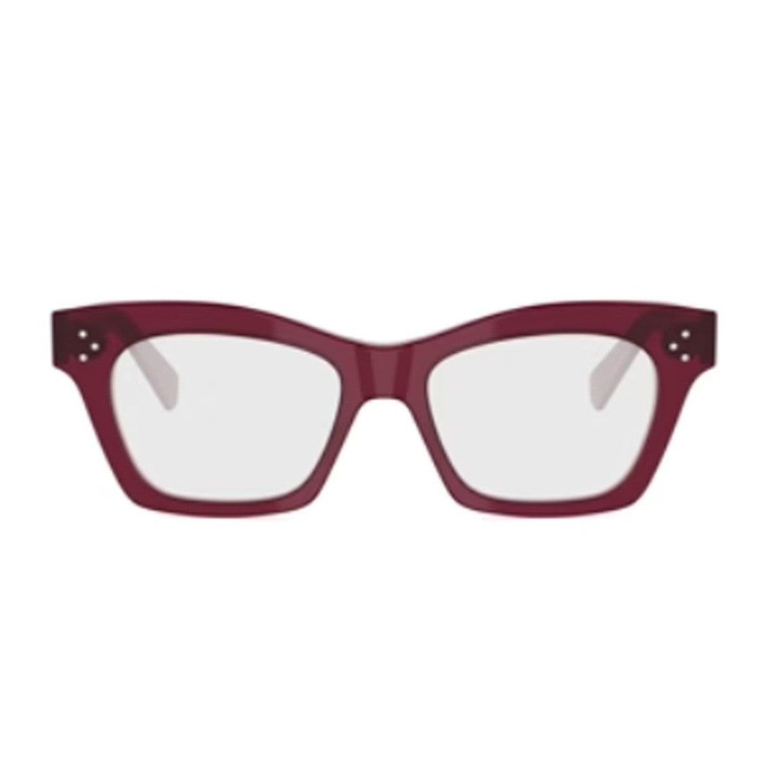Celine Bordeaux Three Dots Acetate Cat-Eye Sunglasses