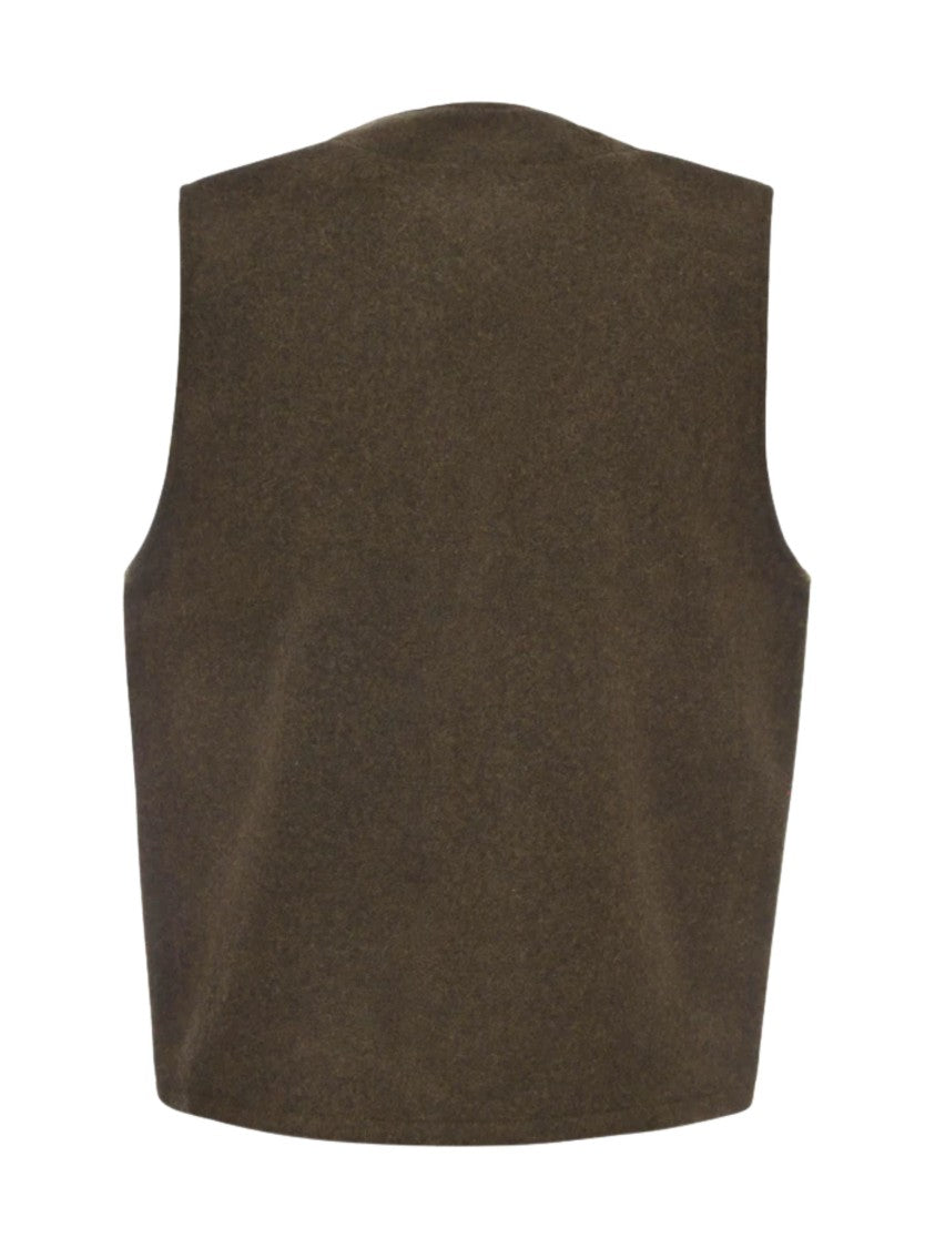 Filson Mackinaw Dark Green Wool Vest