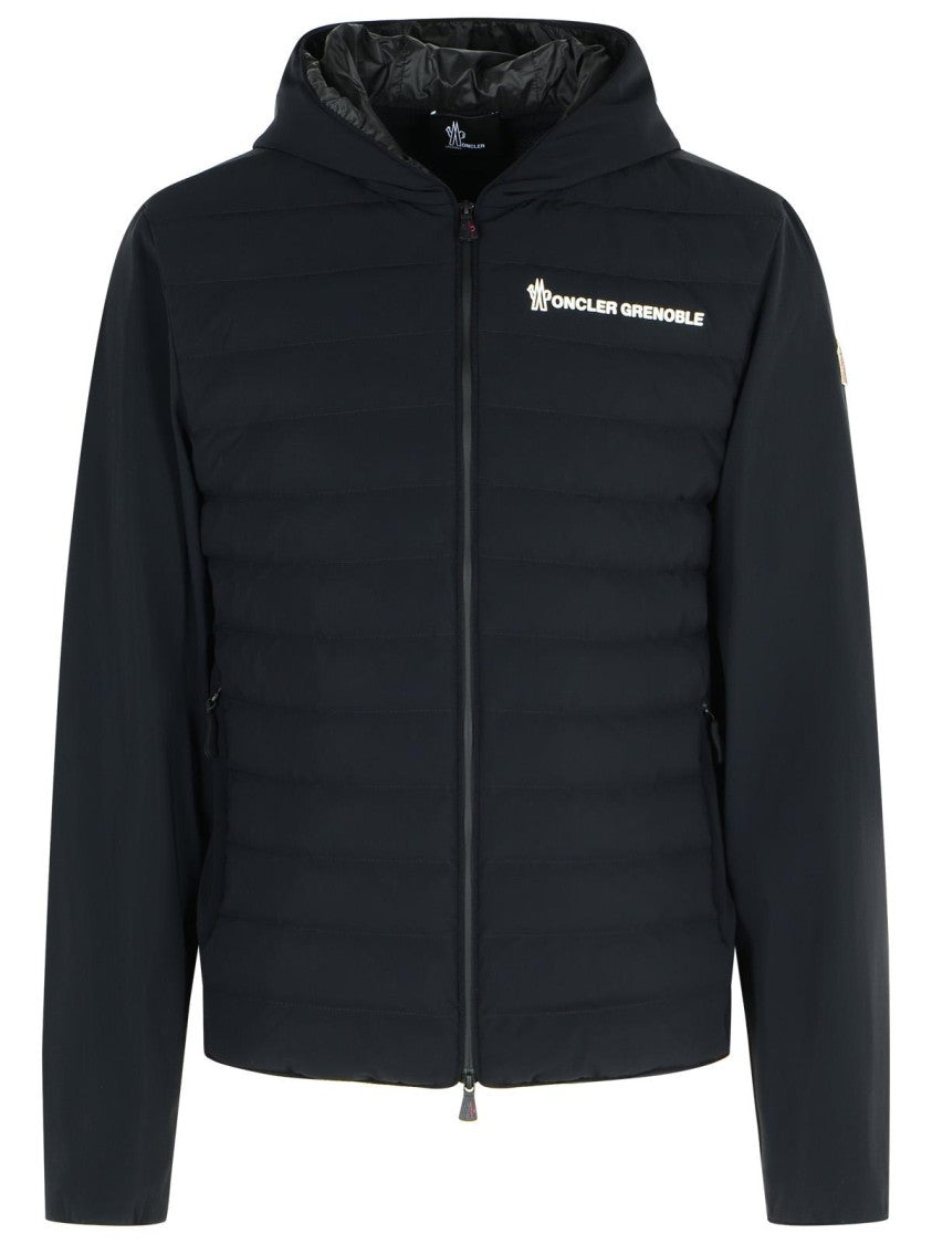 Moncler Grenoble Black Polyamide Blend Jacket