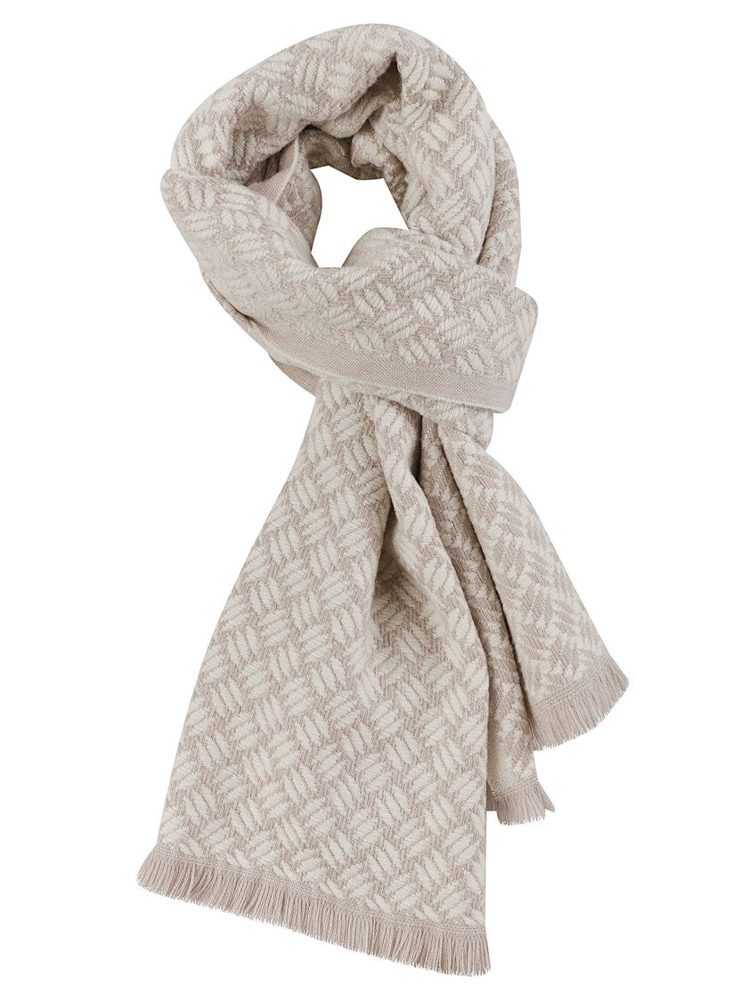 Altea Textured Fringed Wool Scarf