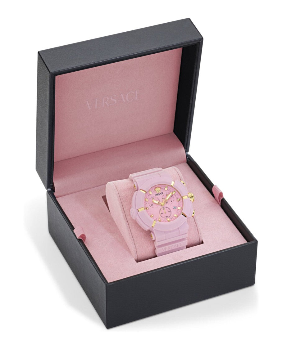 Versace Real Active Chrono Silicone Watch