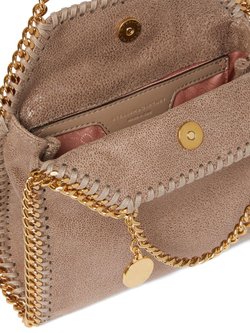 Stella Mccartney Hexagonal-Shaped Textured Bag With Chain Strap