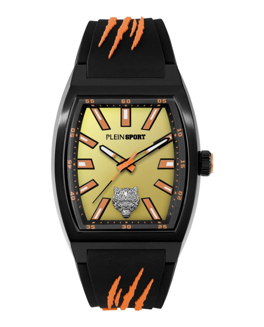 Plein Sport Gaze Silicone Watch With 40Mm Black Case