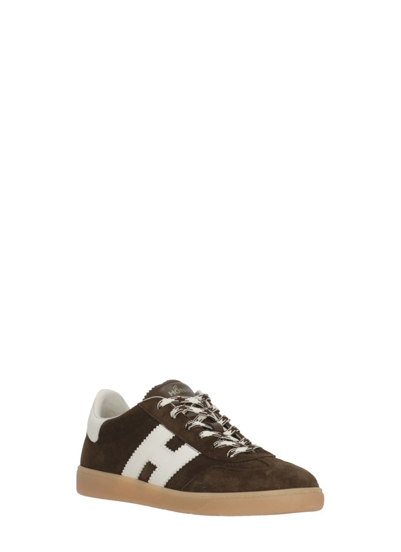 Hogan Brown Cool Iconic H Sneakers