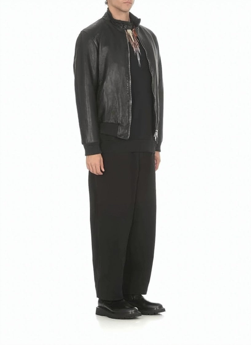 Marcelo Burlon Black Sweatshirt With Feathered Wing Design