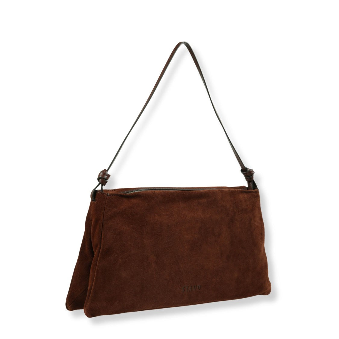Staud Rectangular Suede Shoulder Bag