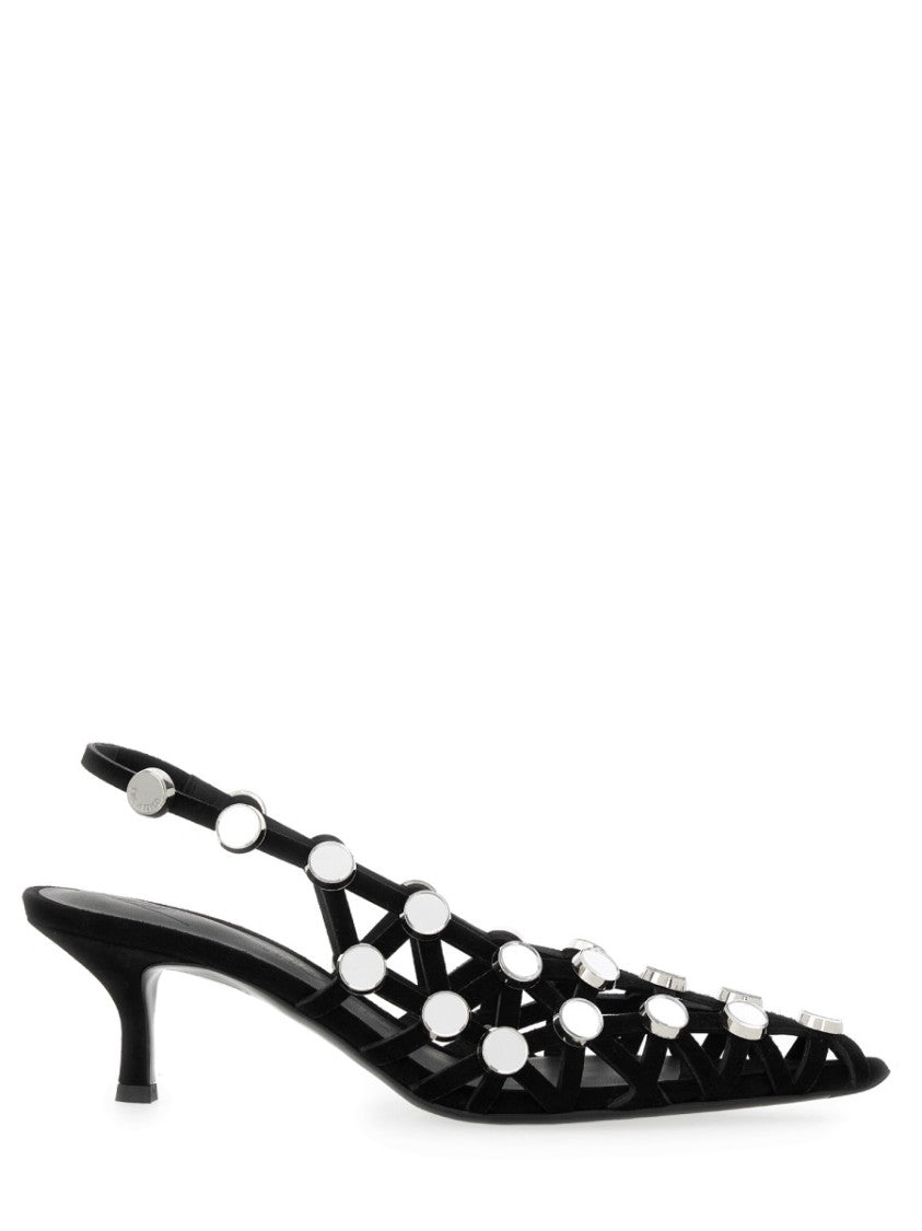 The Attico Slingback "Grid"