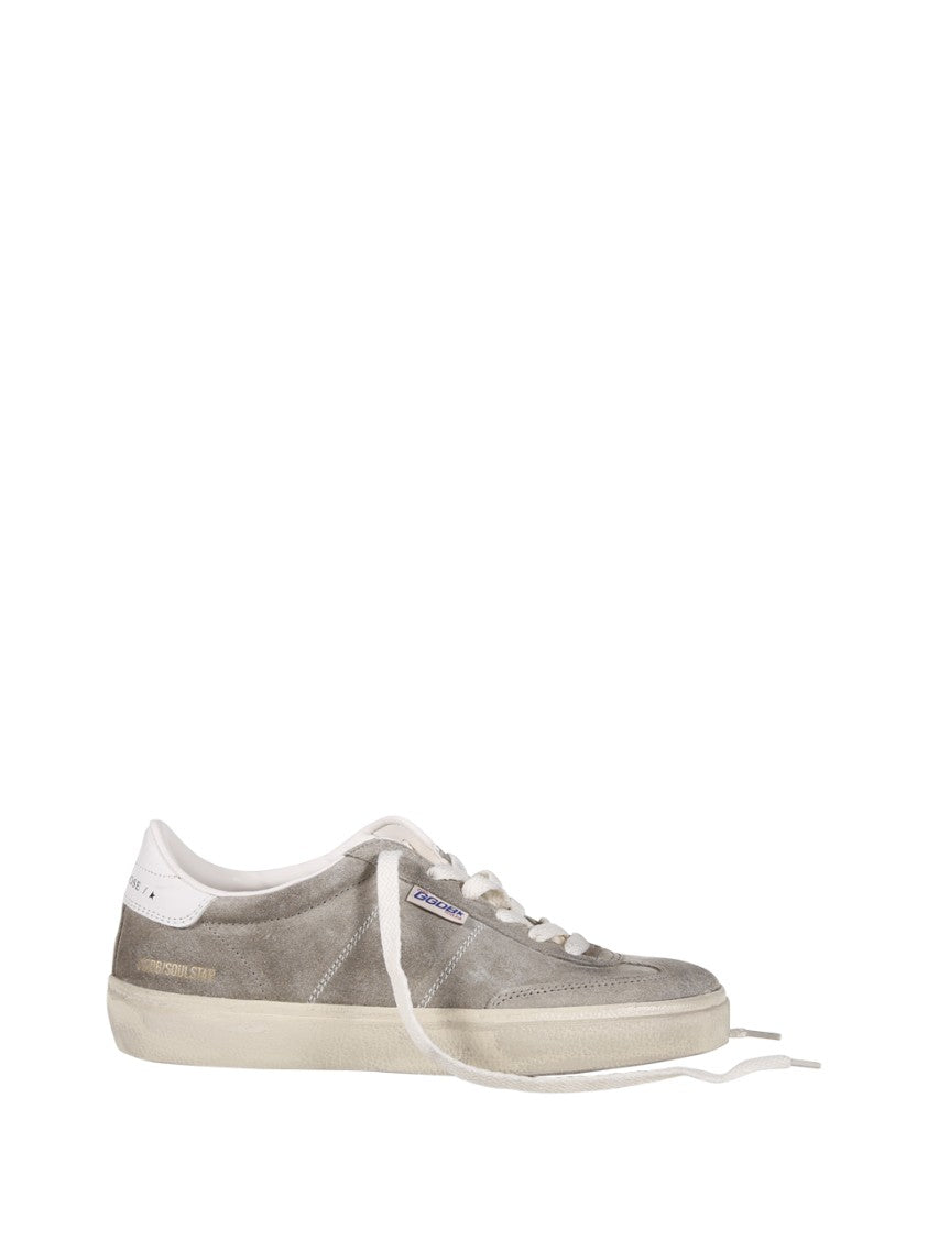 Golden Goose Soul-Star Suede Upper Hf Leather Tongue Leather Heel