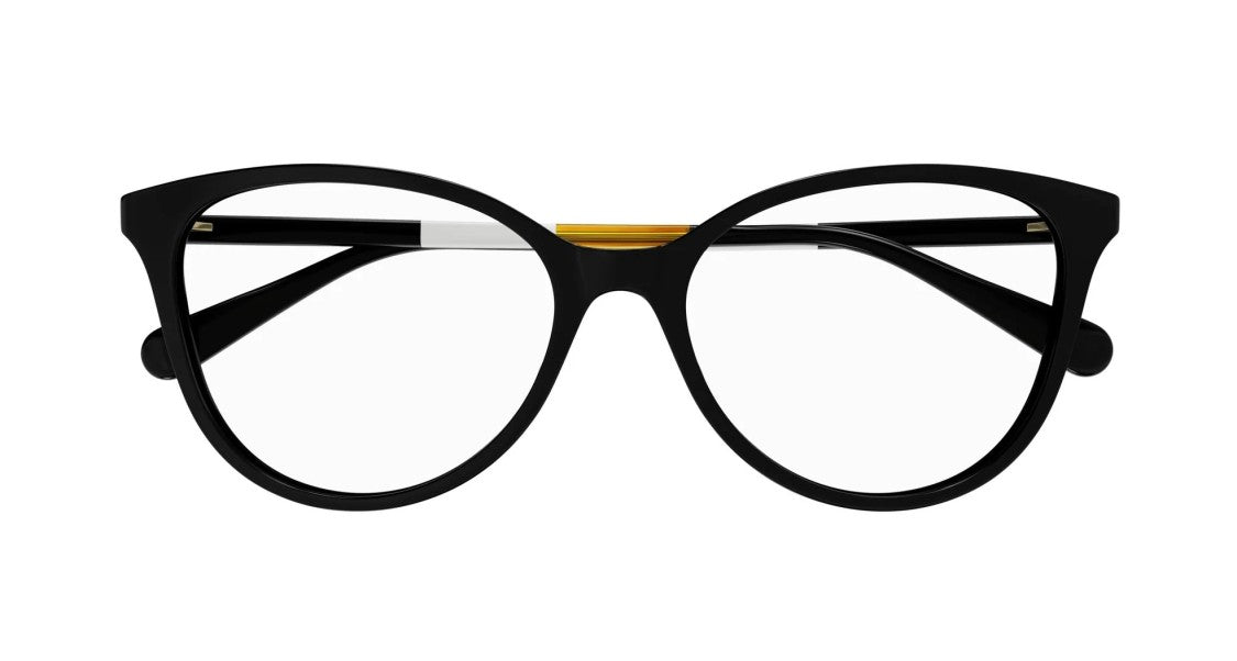 Gucci Black Bold Oversized Cat-Eye Eyeglasses