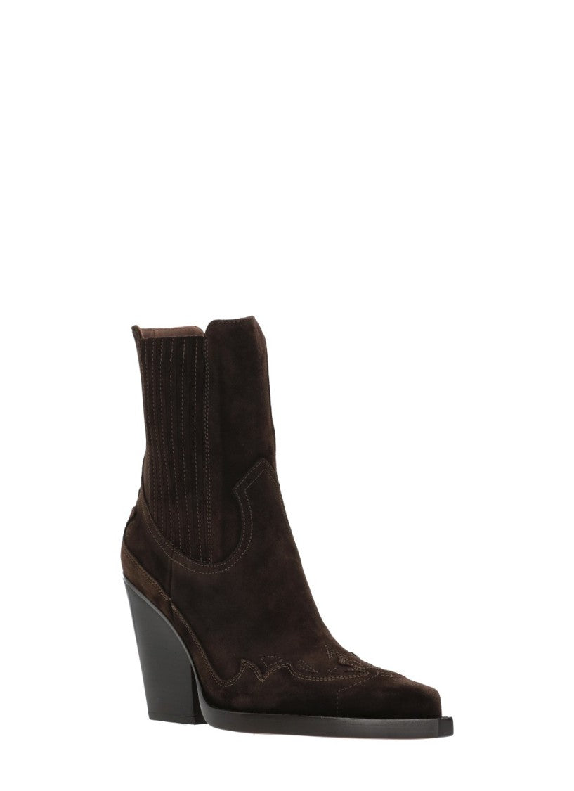 Paris Texas Brown Texas Arrowhead Suede Boots