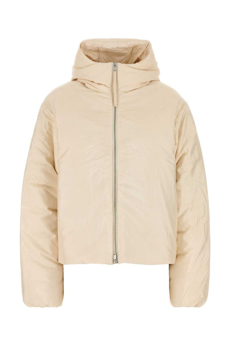 Jil Sander Cream Nylon Blend Down Jacket