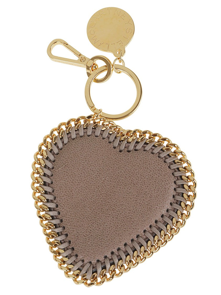 Stella Mccartney Falabella Heart Charm Eco Saggy Deer W/Gold Chain