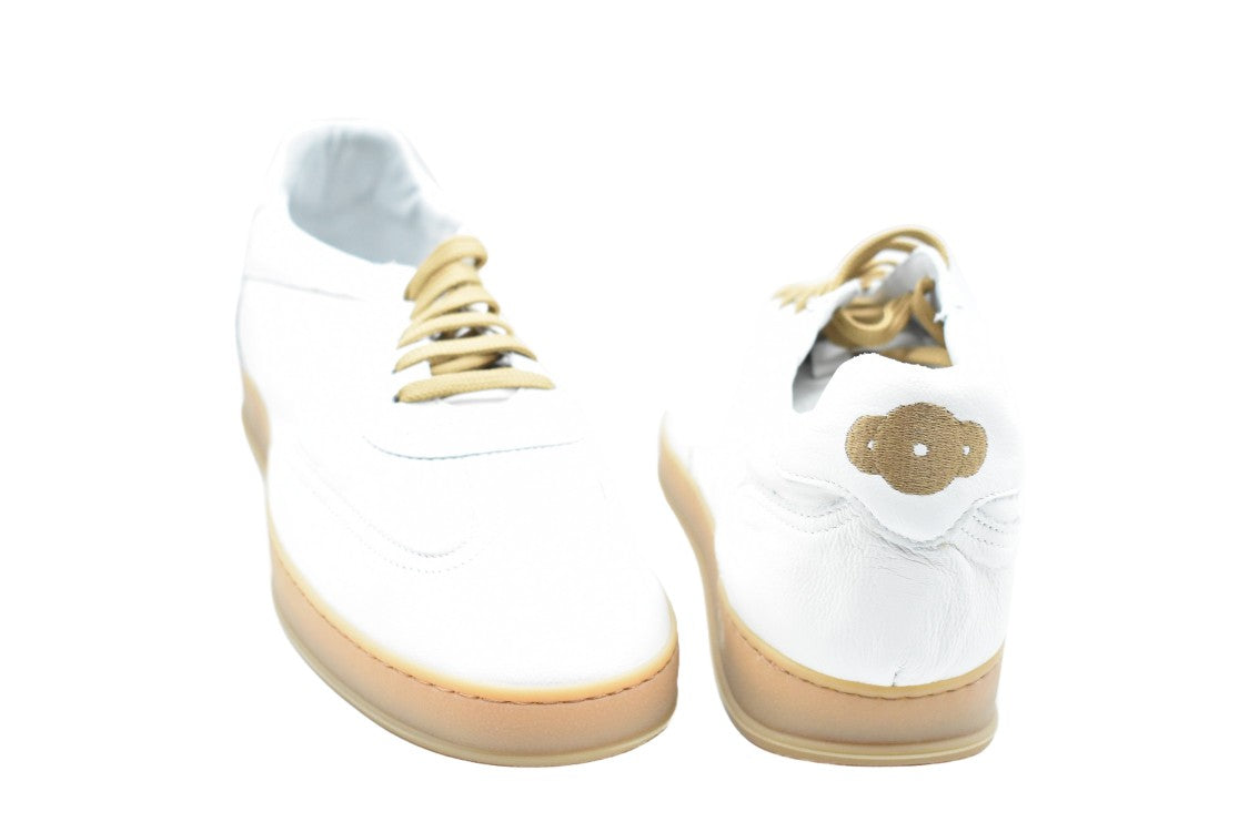 Soldini Minimalistic Suede Low-Top Sneakers