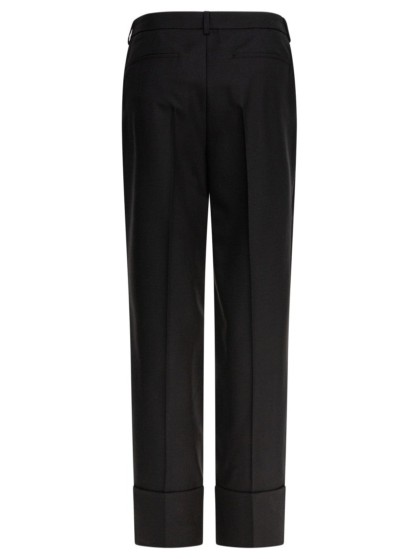 Valentino Tailored Black Wool Trousers