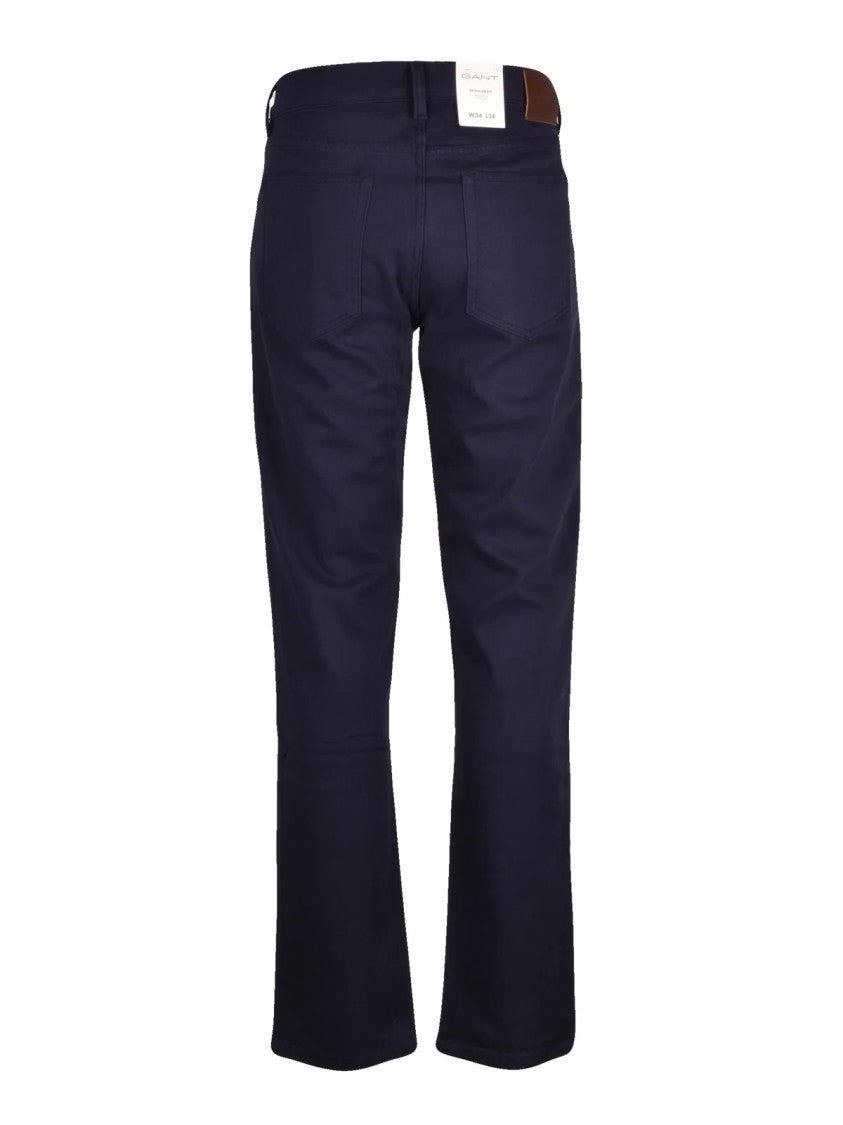 Gant Dark Blue Regular Fit Five-Pocket Stretch Jeans