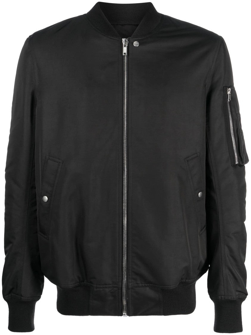 Rick Owens Jumbo Bomber Jacket With Zip Front