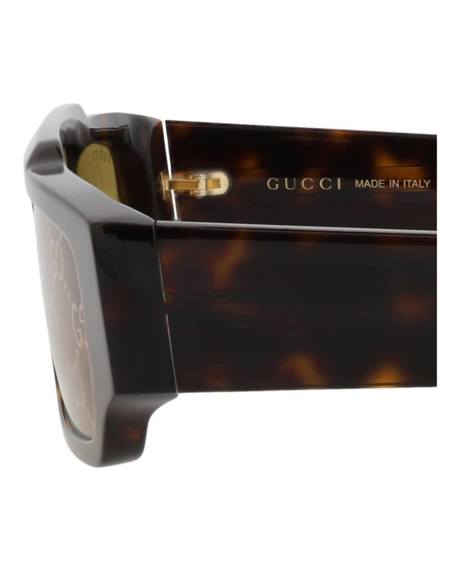 Gucci Square-Frame Recycled Acetate Sunglasses