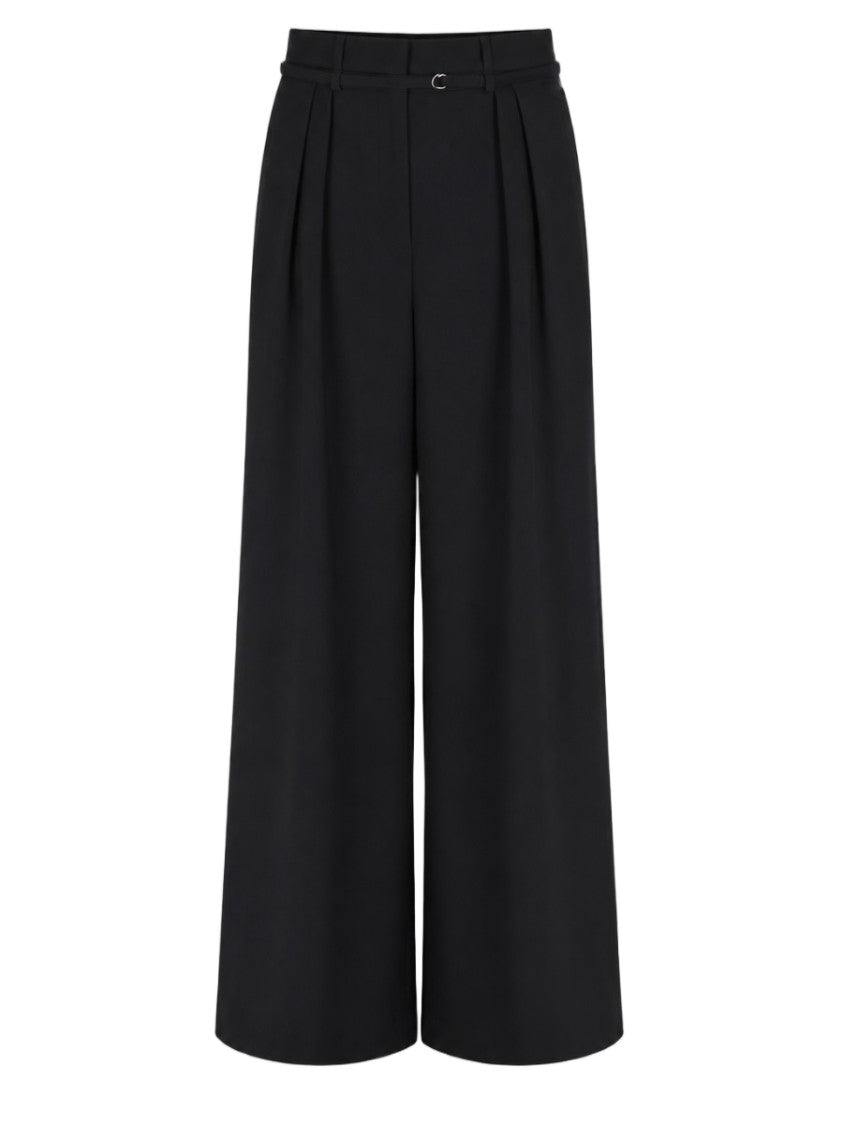 Dries Van Noten Wide-Leg Trousers With High Waist And Pleated Front