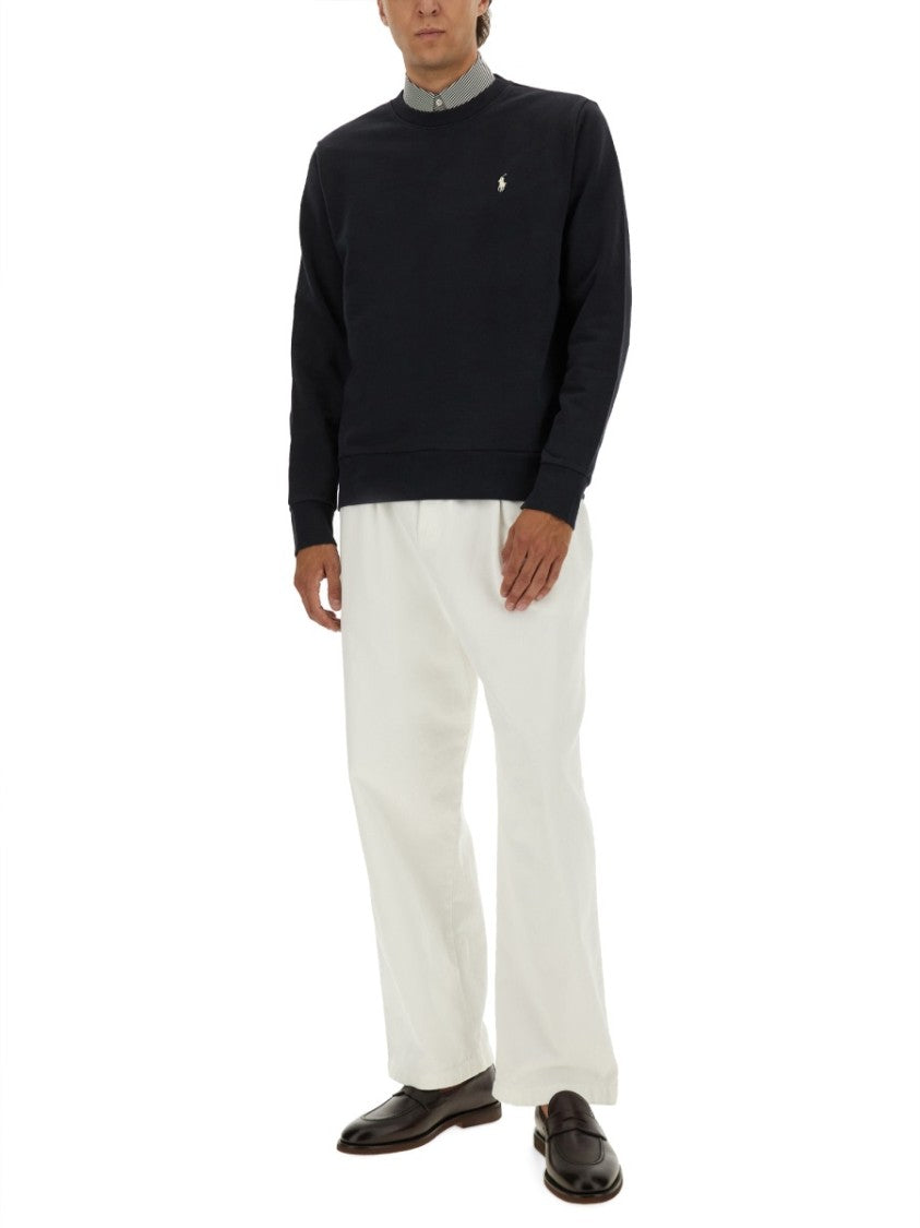 Polo Ralph Lauren Crewneck Sweatshirt In Cotton Jersey