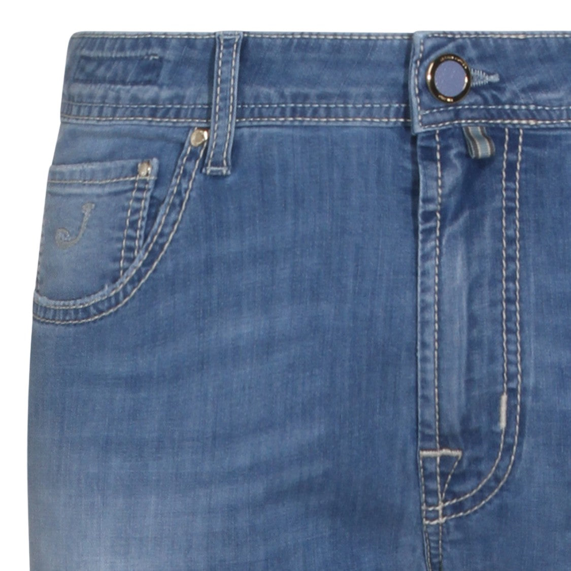 Jacob Cohen Straight-Cut Classic Blue Jeans