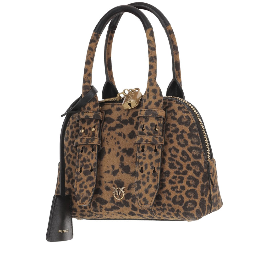 Pinko Mini Escape Suede Leather Handbag