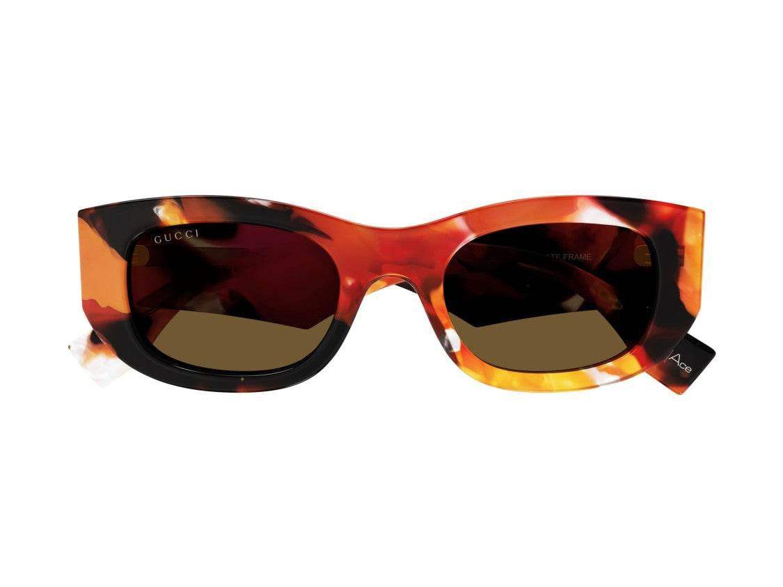 Gucci Gg1627s Tortoiseshell Bold Oversized Sunglasses