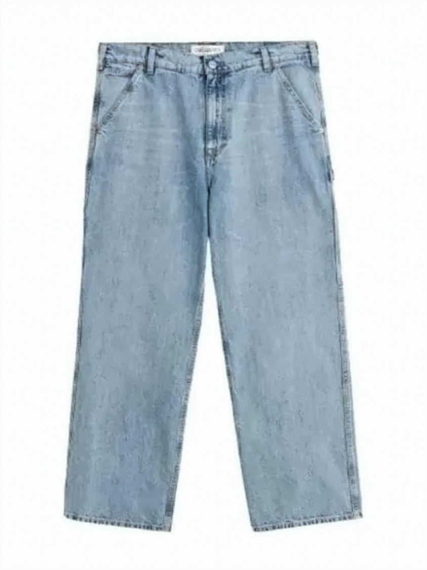 Our Legacy Light Blue Relaxed Wide-Leg Denim Pants