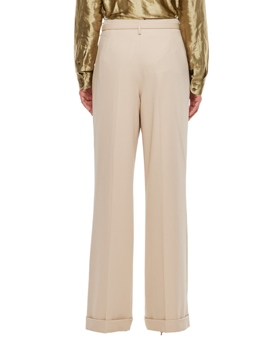 Ralph Lauren Collection Acklie Straight Leg Wool Trousers