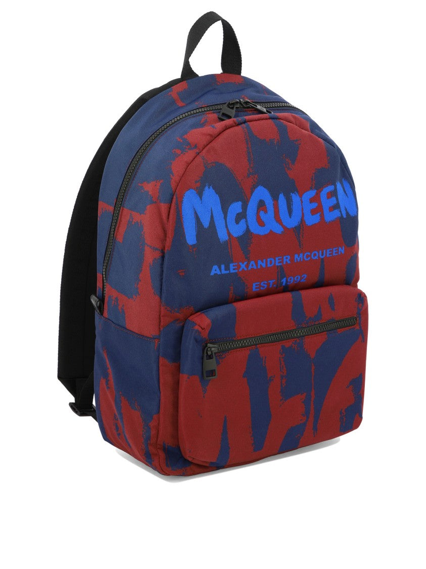 Alexander Mcqueen Nylon Bucket Backpack