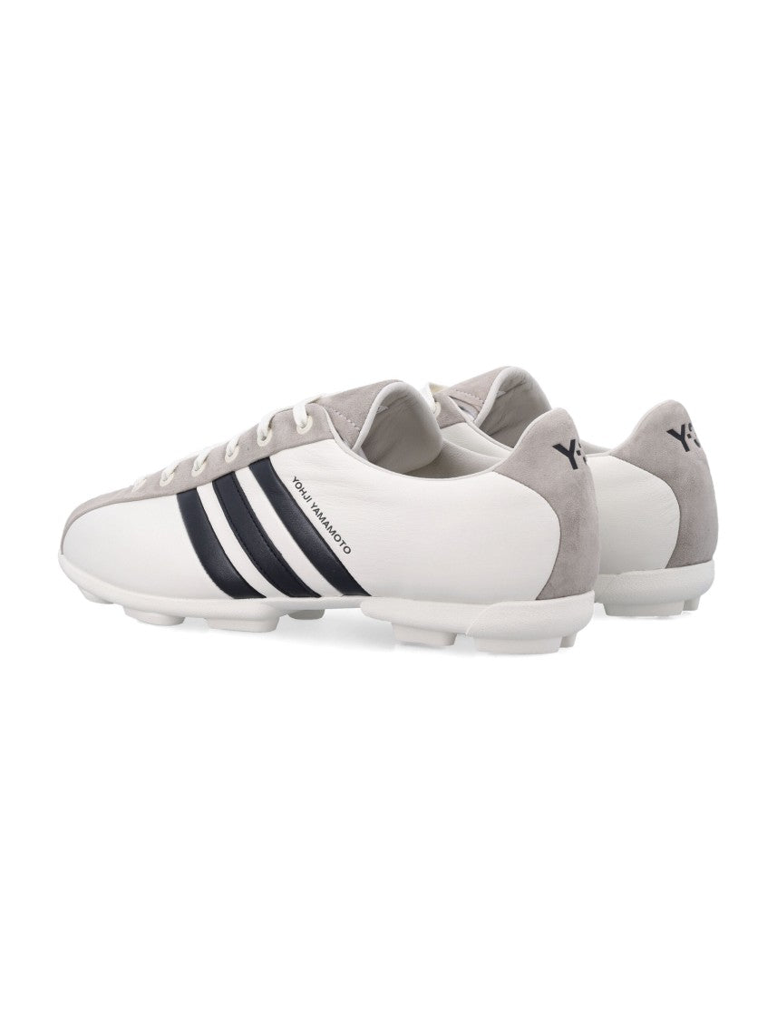 Y-3 Field Leather And Suede Sneakers