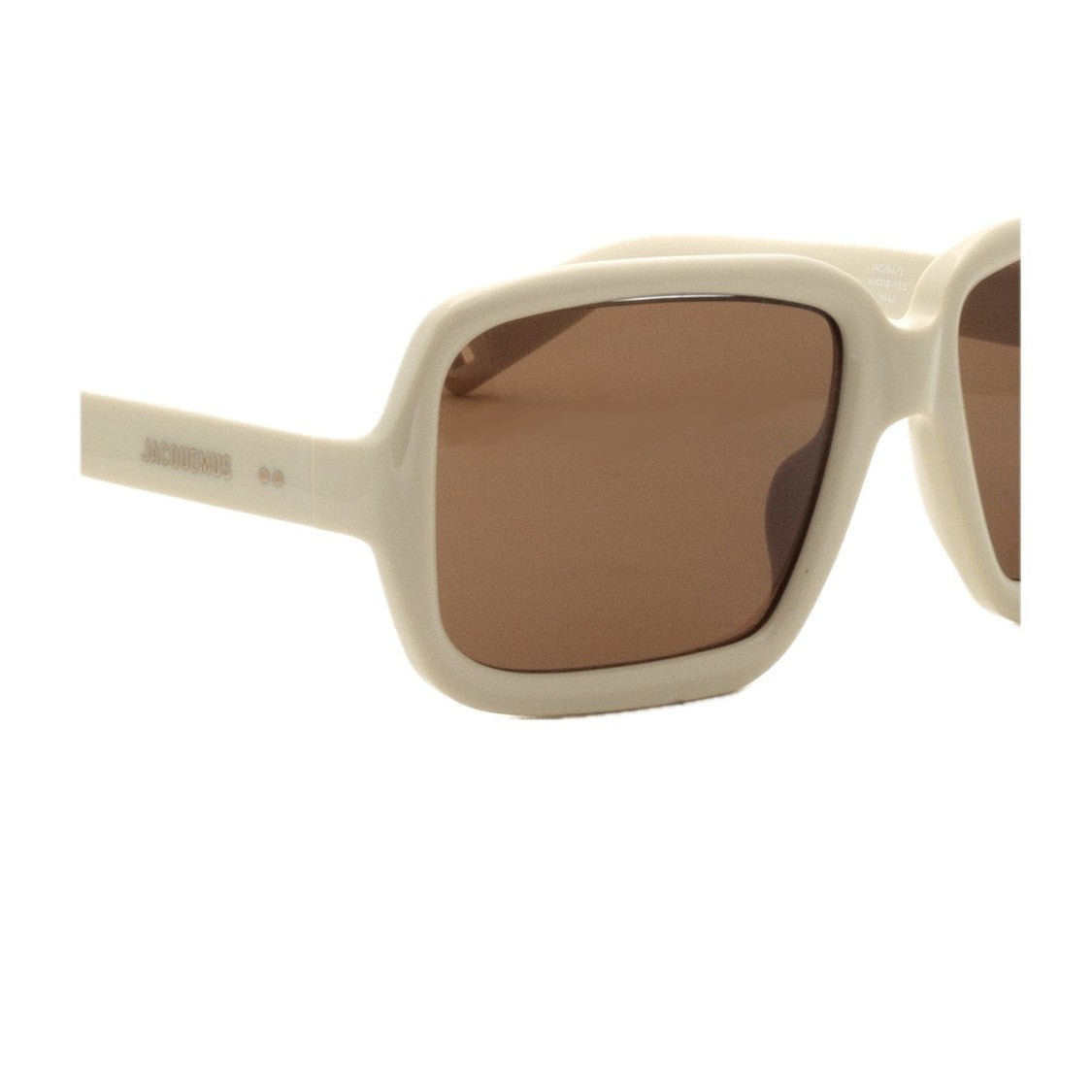 Jacquemus Beige Cabana Jac86 Acetate Square Sunglasses