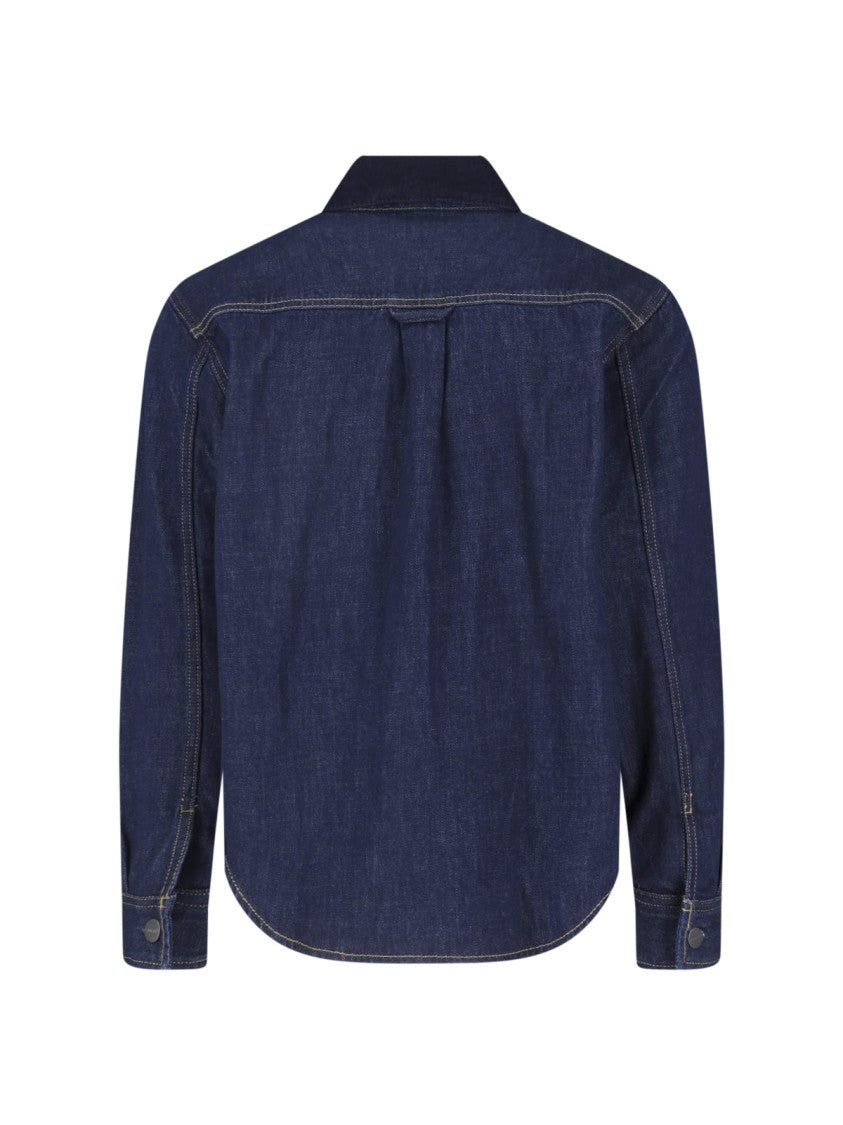 Carhartt Wip Blue Oakland Shirt Cotton Denim Jacket