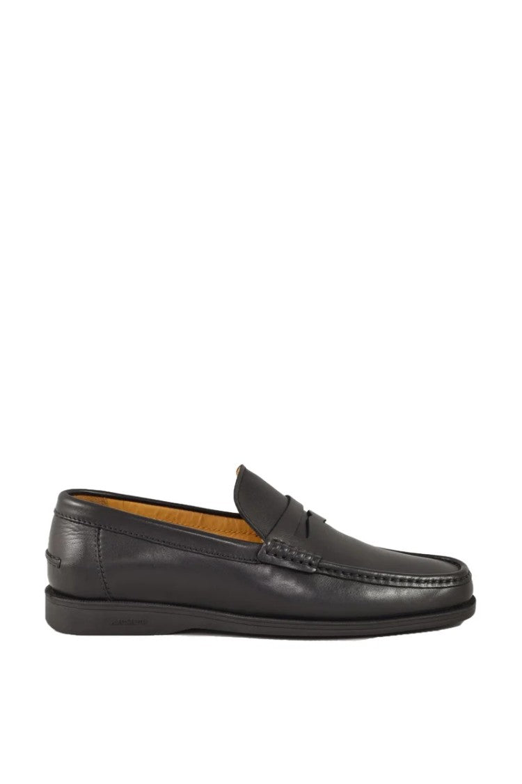 A.Testoni Men's Loafer - Black