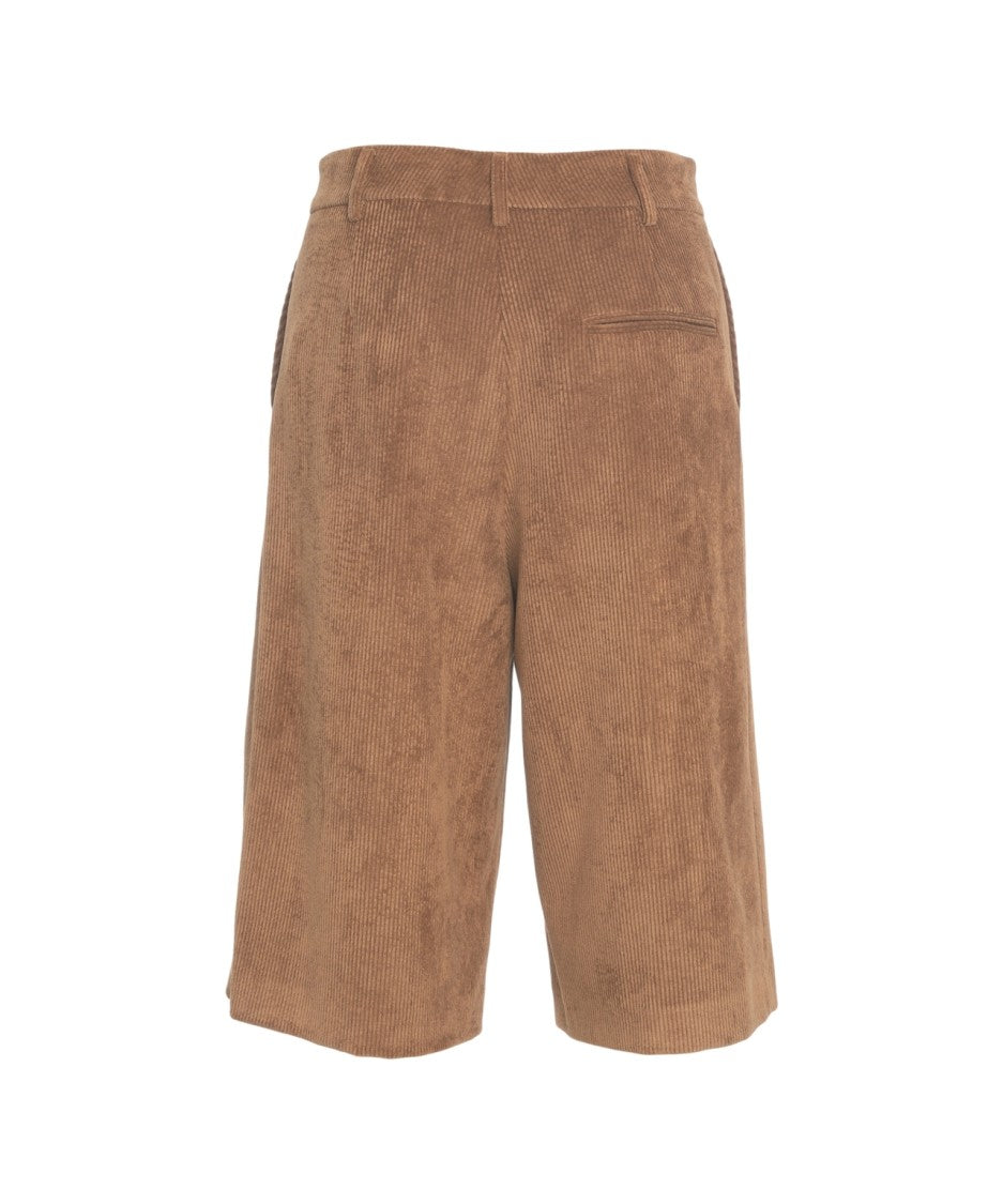 Gender Corduroy Bermuda Shorts
