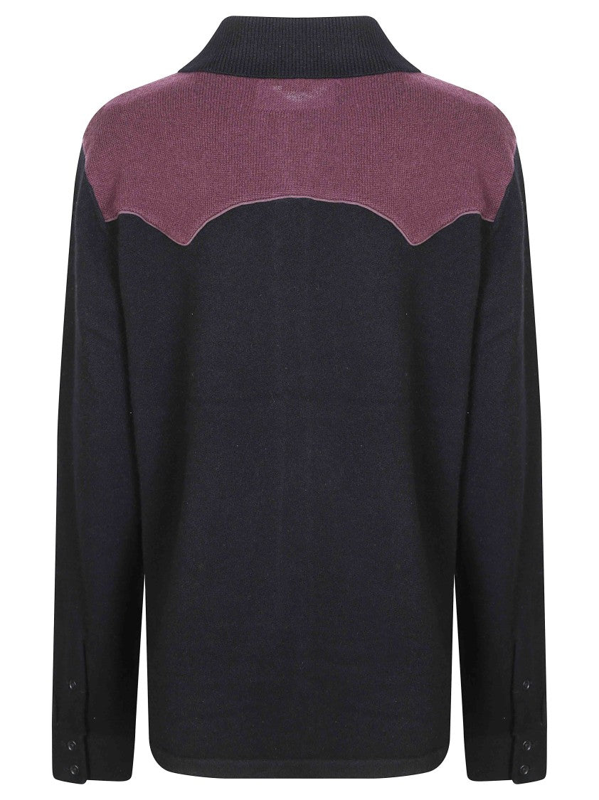 Guest In Residence Western Button-Up Cashmere Shirt