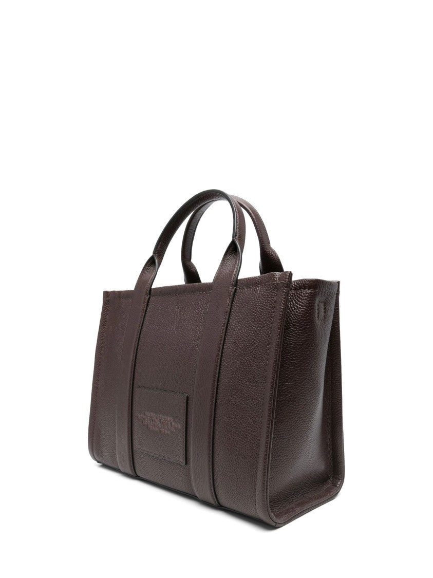 Marc Jacobs Brown Hammered Texture Leather Tote Bag