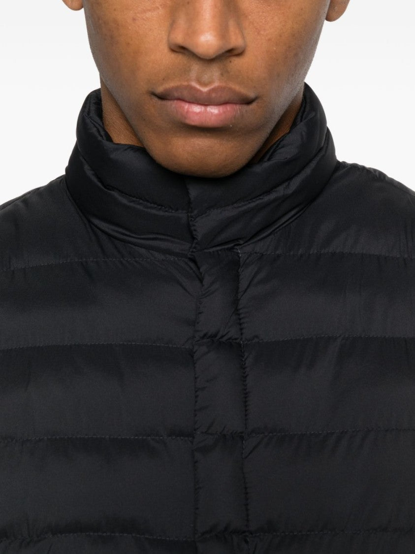 Herno Padded Black Sleeveless Jacket