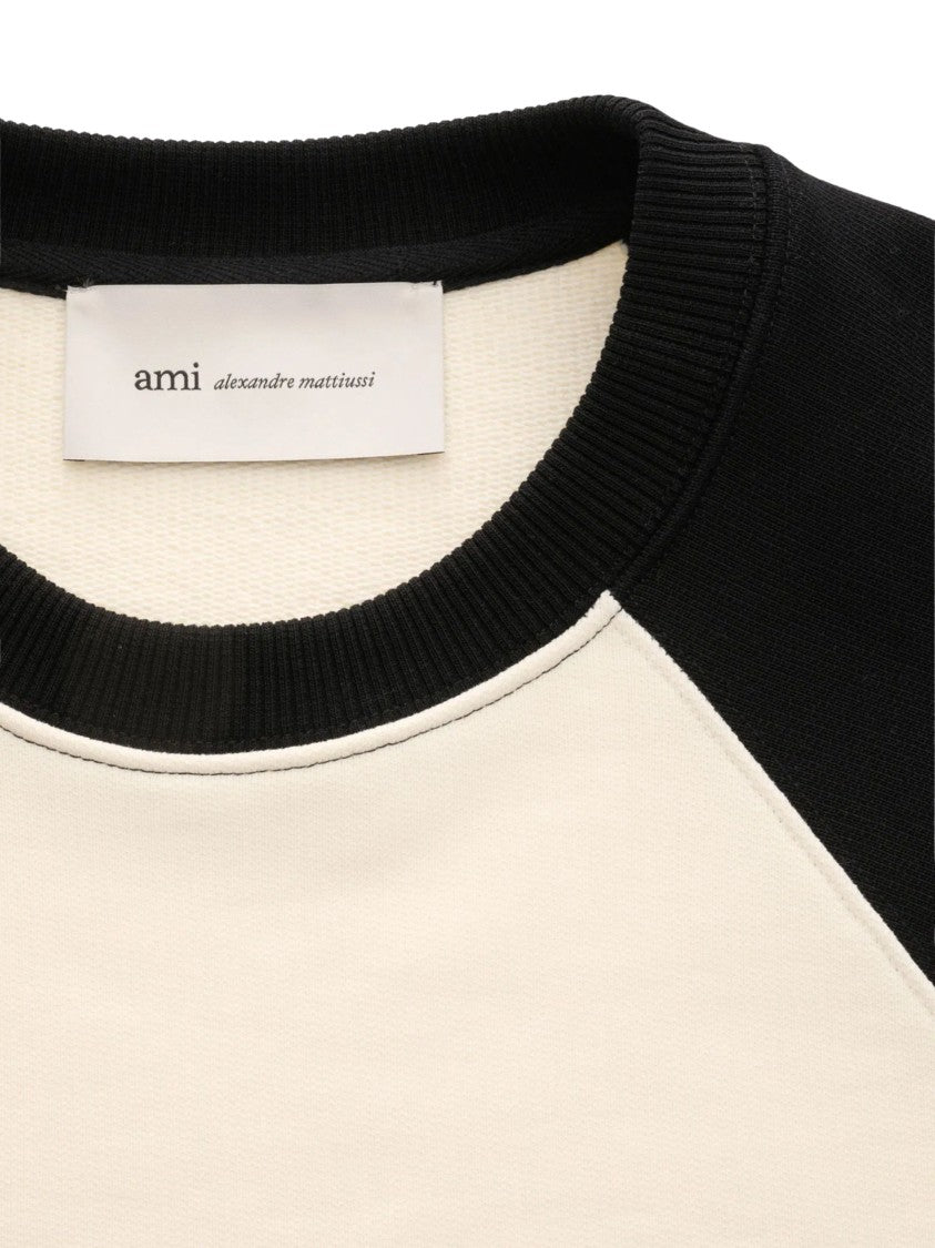 Ami Paris Black Ami De Coeur Cotton Sweatshirt