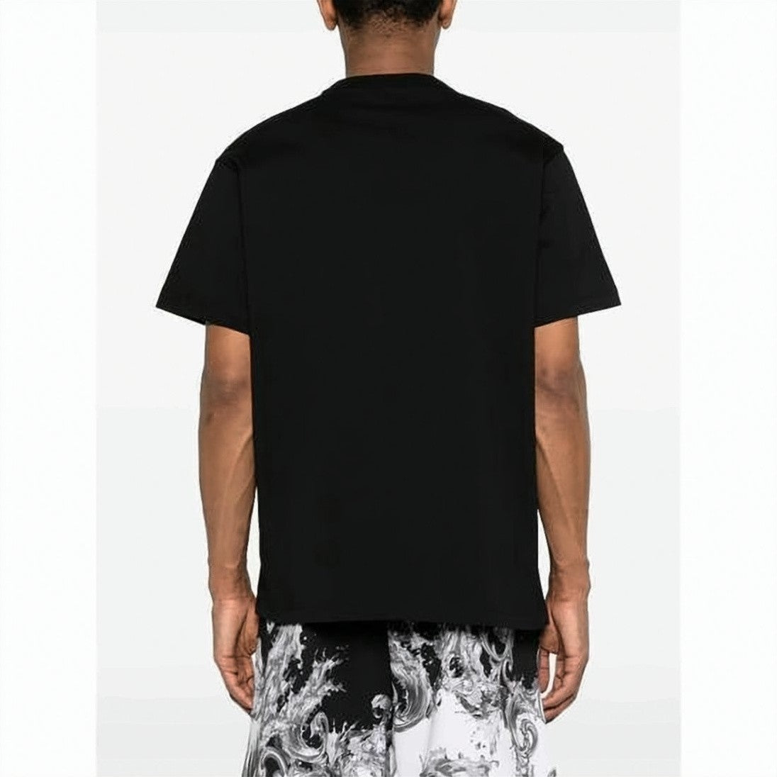 Versace Short-Sleeve Black Graphic Tee
