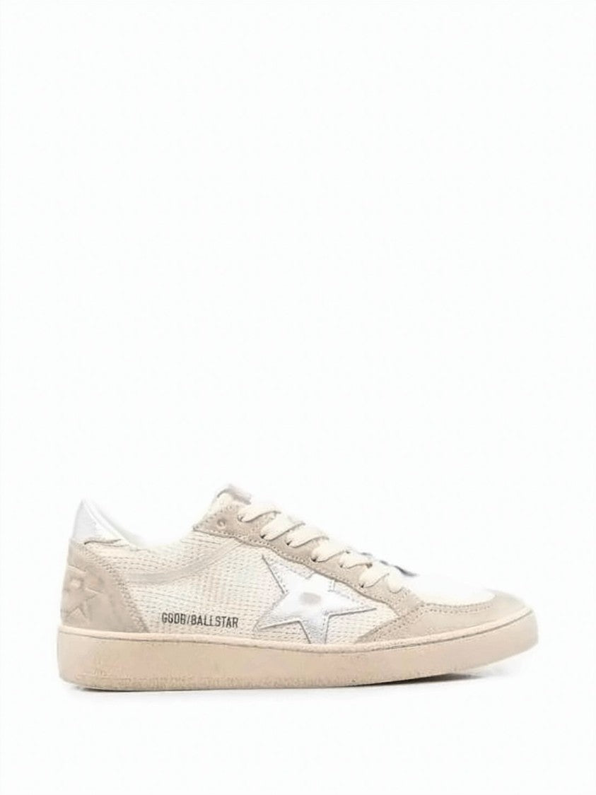 Golden Goose Low-Top Sneakers With Suede And Mesh Upper