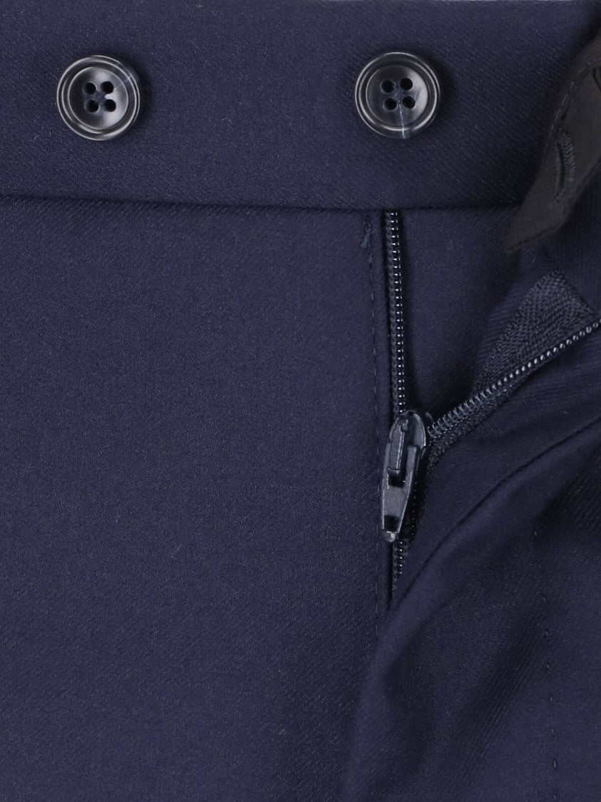 Tagliatore Navy Blue Tailored Blazer And Trousers Suit
