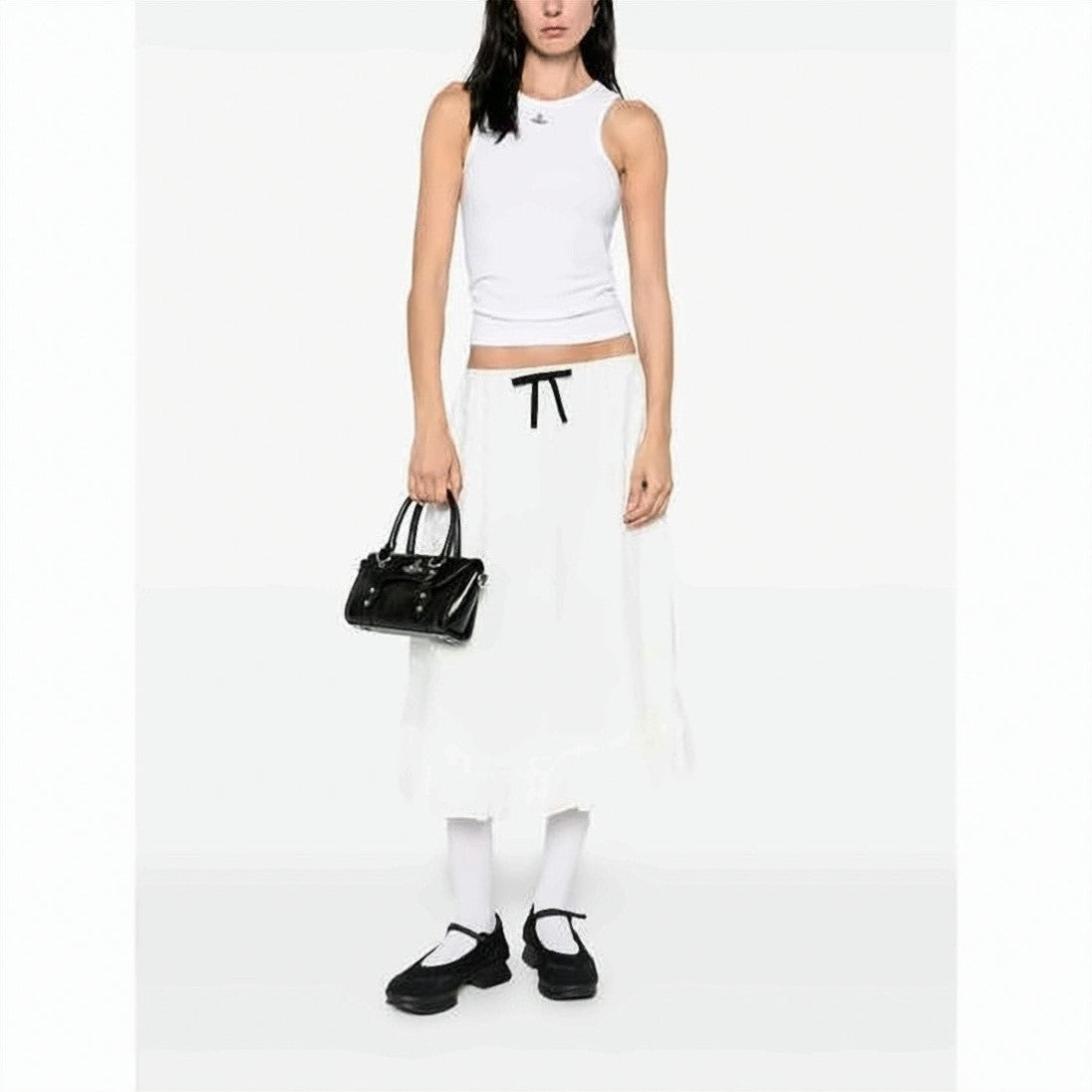 Vivienne Westwood Draped Cowl Neckline Sleeveless Top