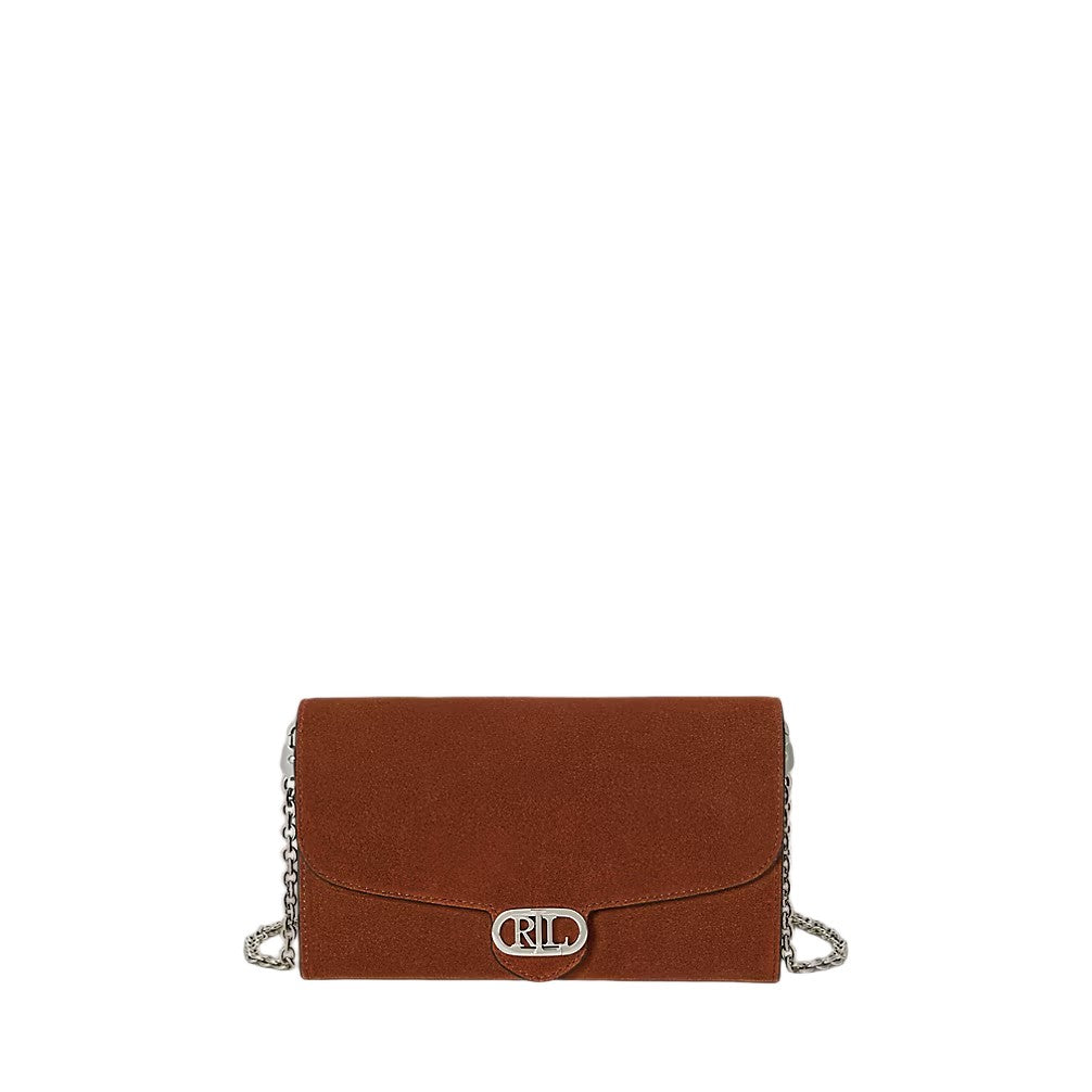 Lauren Ralph Lauren Adair 20-Wallet On A Chain-Large In Tan Cow Leather