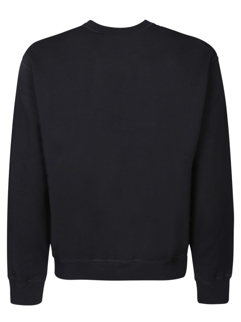 Dsquared2 Classic Crew Neck Black Sweatshirt Patch