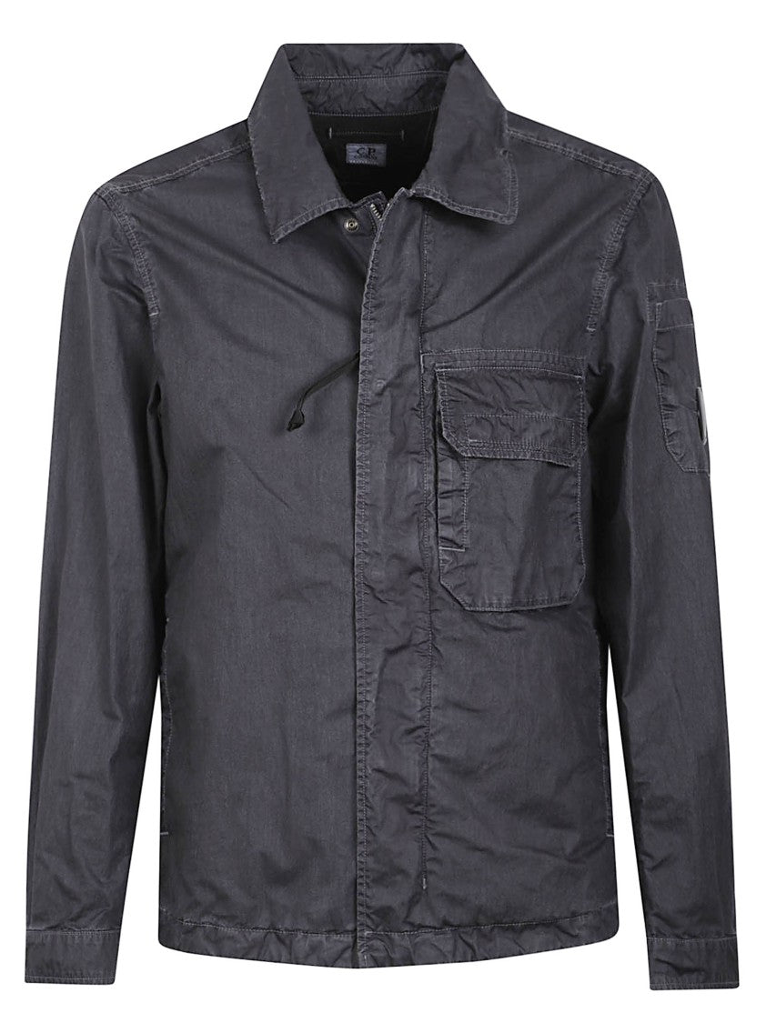 C.P. Company Structured Black Jacket With Utility Pockets