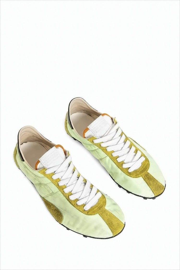 Maison Margiela Low-Profile Sneakers With Calf Leather Accents