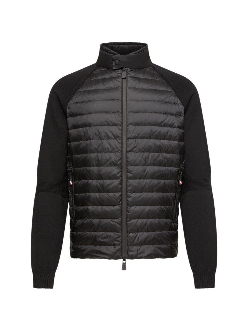 Moncler Grenoble Quilted Front And Back Knit Sweater
