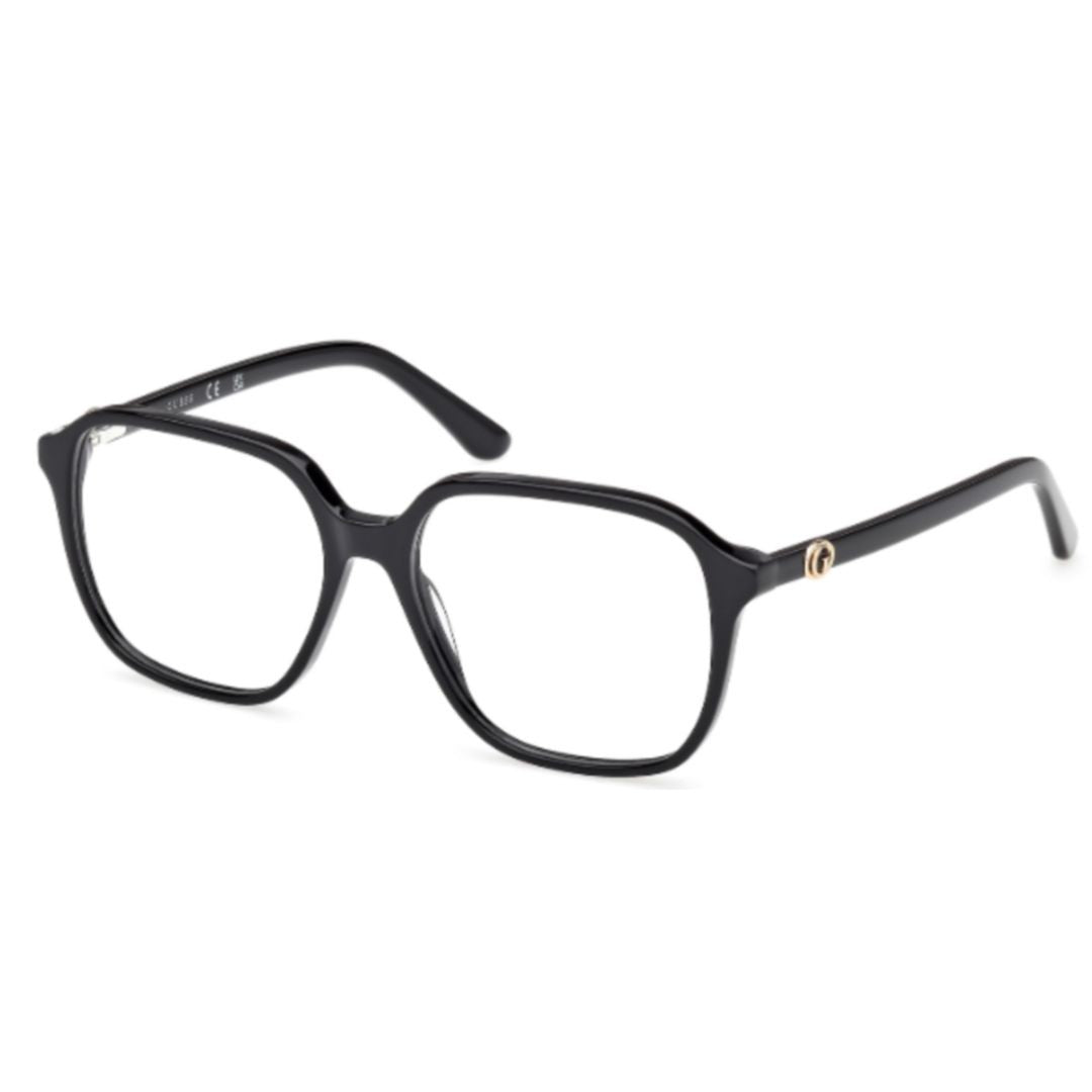 Guess Gu50309 Rectangular Black Acetate Eyeglasses